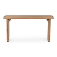 thumbnail image 2 of Pemberly Row 31" Teak Wood Outdoor Coffee Table in Natural Tone, 2 of 8