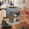 thumbnail image 4 of Mountain Lion Cougar Puma Panther Snow White Mug, 4 of 4