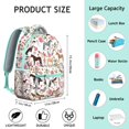 thumbnail image 6 of Wild Horse Print Backpack for School - Durable Waterproof Bookbag with Mustang & Stallion Design - Trendy Equestrian Backpack for Horse Lovers & Teens, 6 of 6