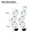 thumbnail image 2 of Fuzoiu Cute Shark Print Kids Socks For Boys Girls,Grip Crew Socks with Non Slip,Lightweight Stretch Crew Socks,Toddlers Crew Boot Socks, 2 of 5