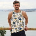 thumbnail image 6 of Daiia Hawaiian Style Printed Men's Quick Dry Fit Muscle Tank Top Slim-Fit Tank Workout Tank Top Lightweight Sports Tank Top-Medium, 6 of 7