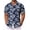 Navy - White Flower, variant on COOFANDY Men's Hawaiian Shirt Summer Beach Casual Short Sleeve Button Down Shirts Printed Clothing