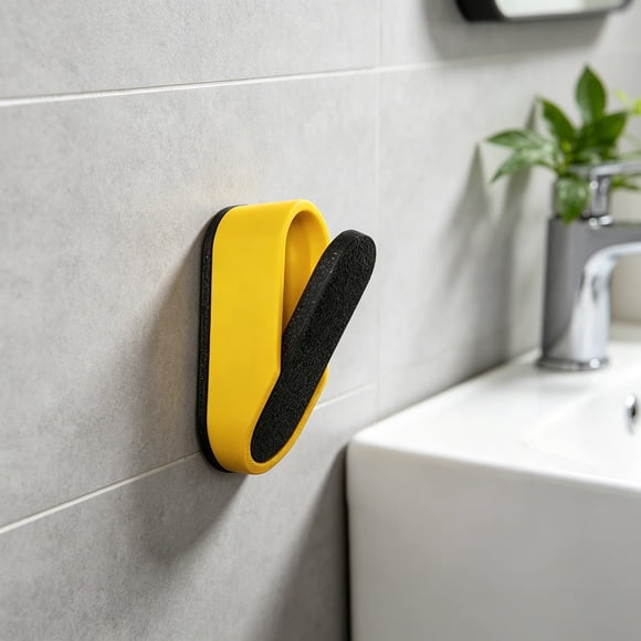 No Drill Adhesive Wall Hooks Heavy Duty Stick On Hooks for Bathroom Kitchen Home Organization