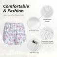 thumbnail image 4 of Rateoe Flamingo and Pineapple Printed 2 in 1 Women's Workout Shorts for Athletic Gym Running Shorts with Phone Pockets-Large, 4 of 7