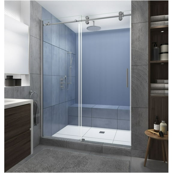 Aston Sdr978ez.Uc-6480-R Langham Xl 80" High X 64" Wide Sliding Frameless Shower Door -