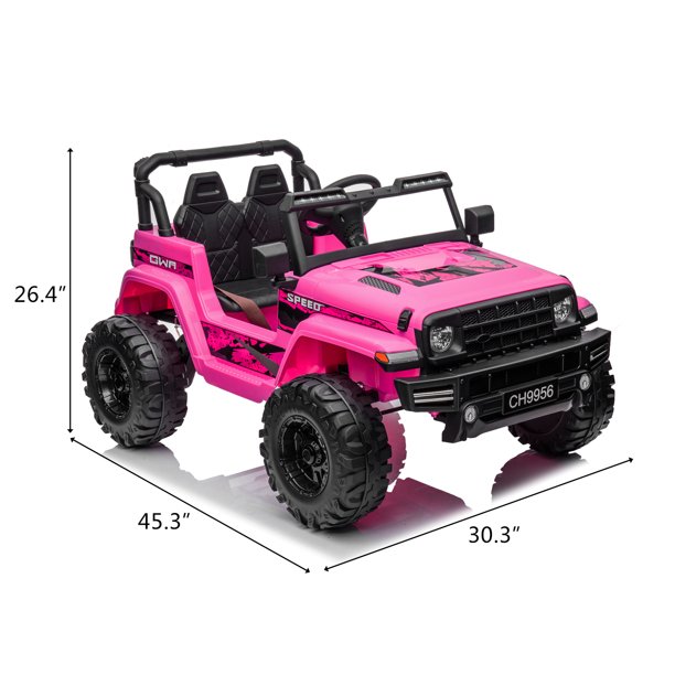 Kids Remote Control Electric Car Dual Drive 12V 7A.h Jeep with 2.4G