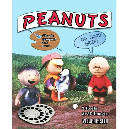 PEANUTS - Clay Figure Art - Classic ViewMaster - 3 Reels 21 3D Images