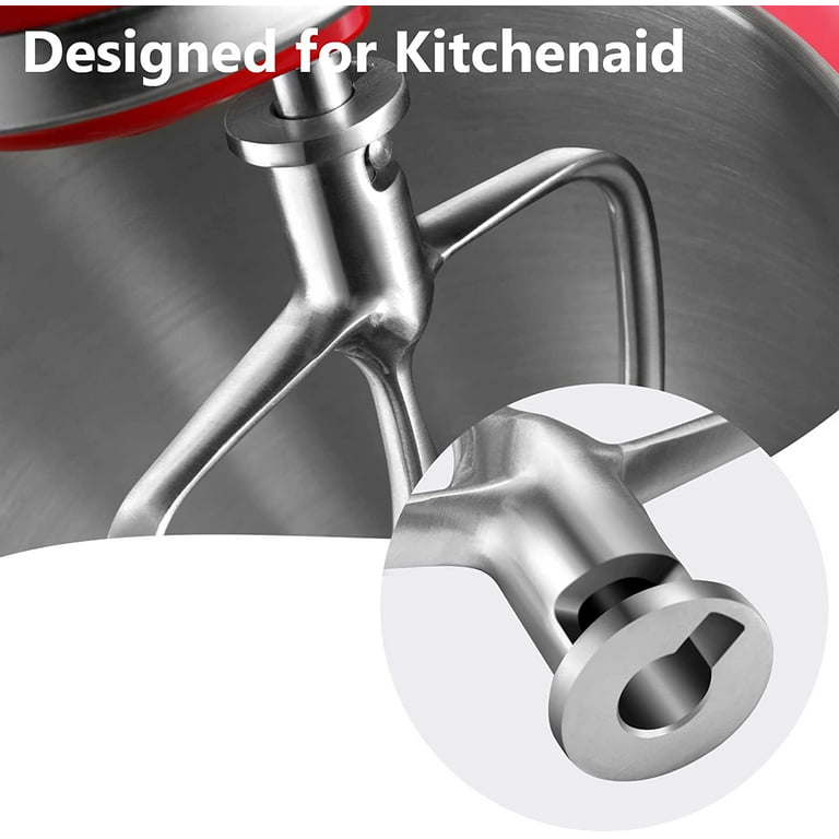 Stainless Steel Paddle，Flat Beater - Accessories and Attachments for  KitchenAid Mixer, Fit 3.5 qt Mixing Bowl - Yahoo Shopping
