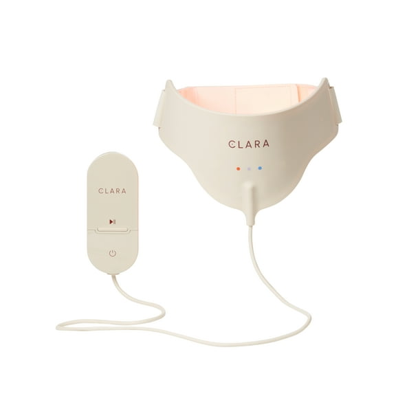 Clara Red Light Therapy Neck Mask, Silicone, Collagen Boosting Anti-Aging for Smoother, Firmer, Radiant Skin