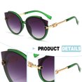thumbnail image 3 of Gafas de sol anti-ultravioletas de las gafas de sol de la playa del tiroteo de la calle de la tendencia de la moda, hechas de PC y de hoja, 3 of 5
