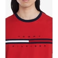 thumbnail image 3 of Camiseta Tommy Hilfiger de manga corta con estampado de rayas exclusivas para hombre, 3 of 5