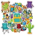 thumbnail image 3 of 35pcs-50pcs Cute Camping Stickers Funny Animal Decals Cartoon Nature Stickers for Laptops Notebooks Suitcases, 3 of 9