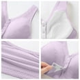 thumbnail image 7 of SCSAlgin Bras for Women No Underwire Comfortable Full Coverage Front Closure Bralettes Wireless Wirefree Everyday Bras, 7 of 7