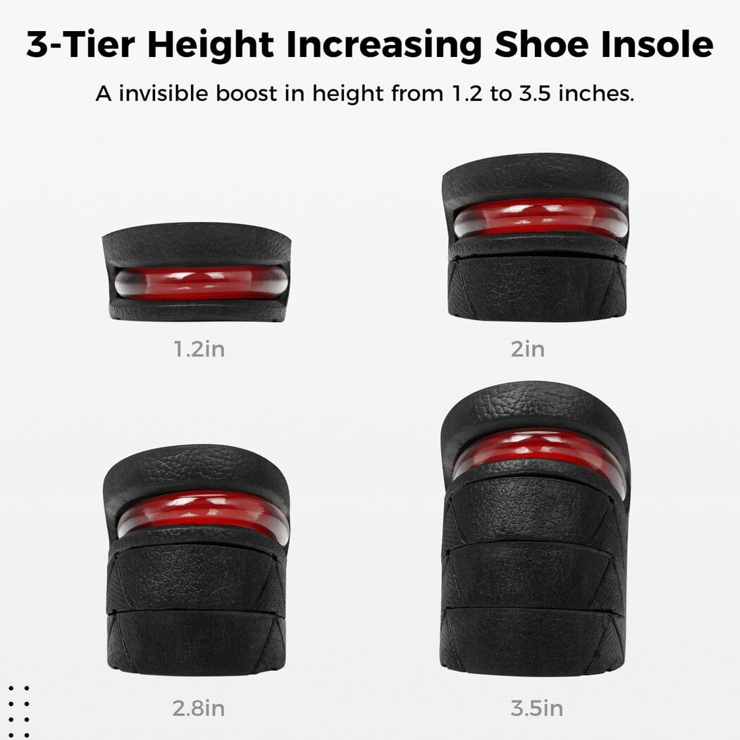 Height increasing shoe insoles hot sale