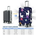 thumbnail image 6 of Bixox Washable Lama in Space Printed Luggage Cover, Fashion Suitcase Protector Fits for Small luggage, 6 of 8
