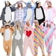 thumbnail image 2 of Pijamas de franela de dibujos animados para hombres y mujeres, ropa de dormir Unisex, mono de unicornio, Kigurumi Totoro, disfraces de Anime para adultos, Invierno, 2 of 4