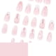 thumbnail image 4 of Fashionable 3D Flower Press On Nail For Daily Use ABS Material Snug Almond Shape Easy DIY Application, 4 of 4