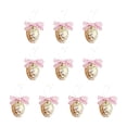 thumbnail image 5 of LEWEEN 12 Pcs 3D Easter Egg Gold Foil Pendants, 1.6 x 1.2 Inch Water-Resistant Decor, Perfect for Easter Party Home Garden Patio Window Tree Ornaments, 5 of 8