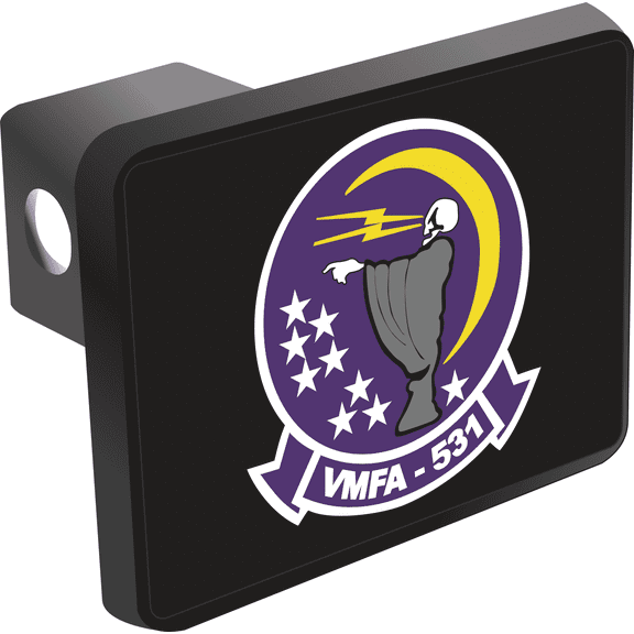 U.S. Marine Corps Marine Corps VMFA 531 Grey Ghosts Hitch Cover