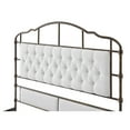 thumbnail image 5 of TOYTEXX King Size Metal Bed Frame with Tufted White Boucle Headboard, Wooden Slats, No Box Spring Needed, 5 of 5