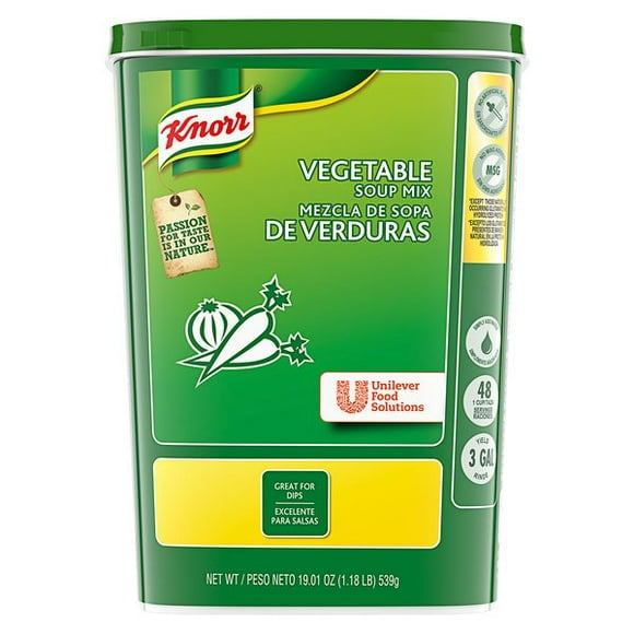 Knorr 19.01 oz. Vegetable Soup Mix - 6/Case