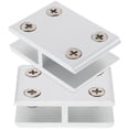thumbnail image 1 of 2 Pcs Pince en Verre 180 Degrés Support de Meubles Pince de Table en Verre Pince de Placard, 1 of 8