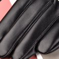 thumbnail image 4 of AWZXDE Warm Winter Leather Touchscreen Gloves Women's Mittens Lined for Cold Weather and Style Black,One Size, 4 of 9
