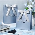 thumbnail image 4 of Bolsas de regalo Silkfly Thank You Dusty Blue, 23 x 18 x 8 cm (12 unidades), 4 of 6