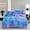 Tie Dye Blue Purple, variant on URBONUR 3 Pieces Luxury Full Size Girls Bedding Comforter Set Rainbow Kids Comforter Set Faux Fur Fuzzy Bedding Set Cozy Fluffy Bed Set for Girls(1 Fluffy Comforter + 2 Faux Fur Pillowcases)