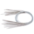 thumbnail image 1 of Circular Knitting Needles Stainless Steel Interchangeable Knitting Needles Set of 11 Sizes Smooth Tips for Yarn Craft with Comfortable Grip for Beginners & Knitters, 1 of 7