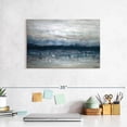thumbnail image 6 of Elephant Stock Shimmer Abstract Wall Art - Horizontal Canvas Wall Art - Living Room Wall Decor - Abstract Canvas - Gray And Blue Decor By Stephane Fontaine - 12" x 8", 6 of 6