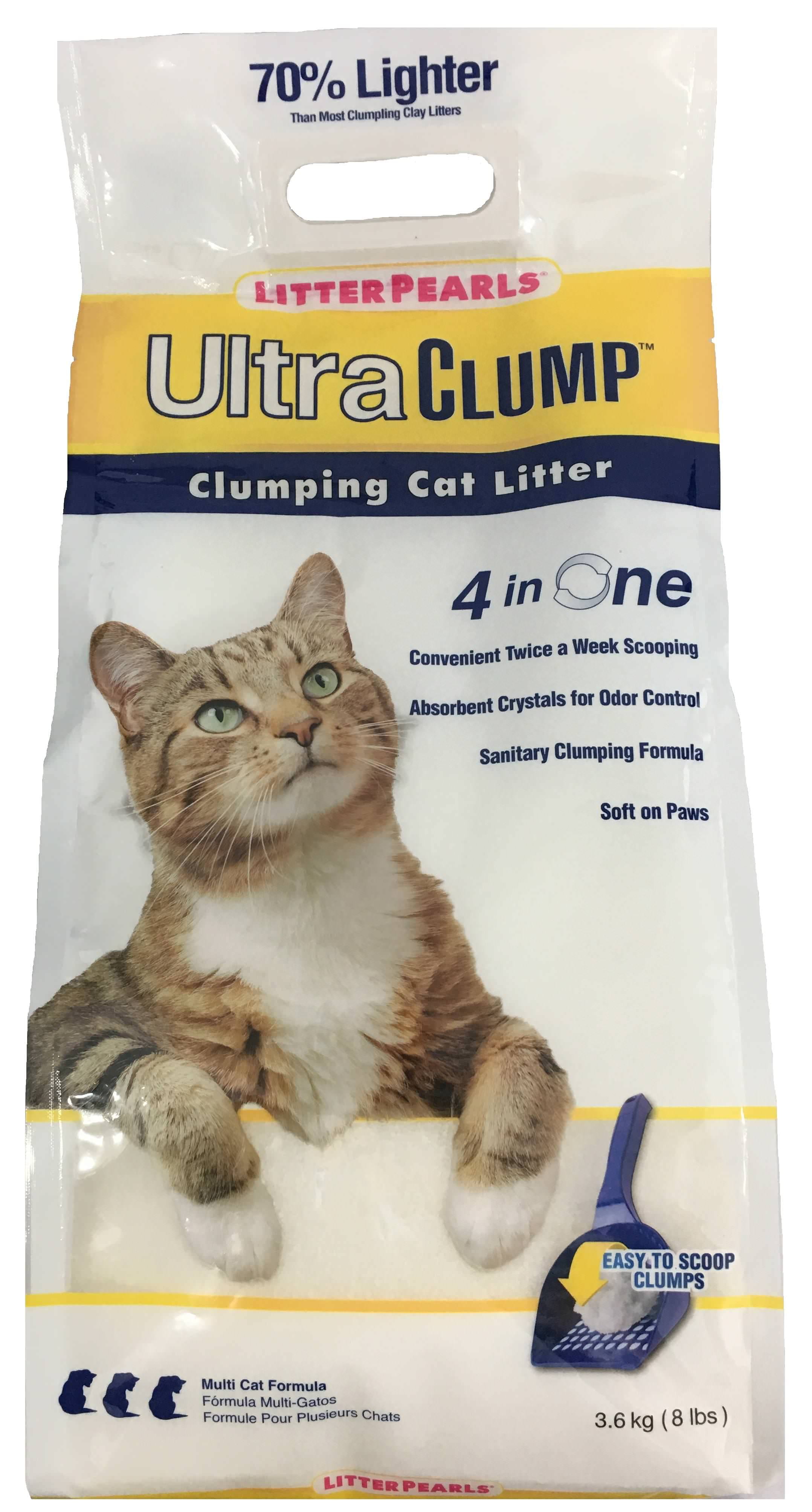 Litter Pearls Ultra Clump Cat Litter 8 Pound Bag