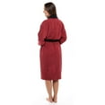 thumbnail image 6 of SKYLINEWEARS Shawl Collar Robe Women Terry Cloth Robes knee length Cotton towel Bathrobe Soft Shower Robes, 6 of 6