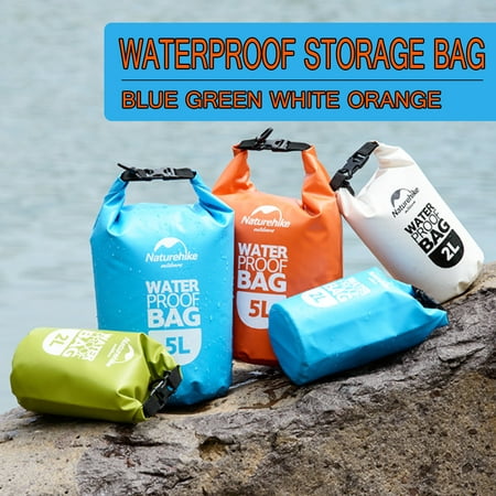 2L/5L PVC Waterproof Mesh Cloth Drifting Dry Bag Storage Pouch Rafting Boating Canoe Floating Camping (Best White Water Rafting In California)