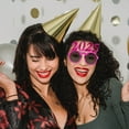 thumbnail image 2 of PTOOTP Rosy Number Shape Party Eyewear Plastic New Year's Eve Glasses 1Pcs, 2 of 4