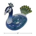 thumbnail image 3 of Pool Central 4.75' Purple Inflatable Peacock Swimming Pool Float, 3 of 5