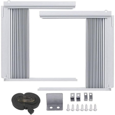 

HDGSKBUA Adjustable Window Air Conditioner Side Panels with Frame Adjustable Window AC Insulation Side Panel Window AC Side Panels Insulation for Preventing Heat Noise/Harsh LightA18508
