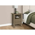 thumbnail image 3 of Monarch Specialties Accent Table, Side, End, Nightstand, Lamp, Storage, Living Room, Bedroom, Brown Laminate, Transitional, 3 of 4
