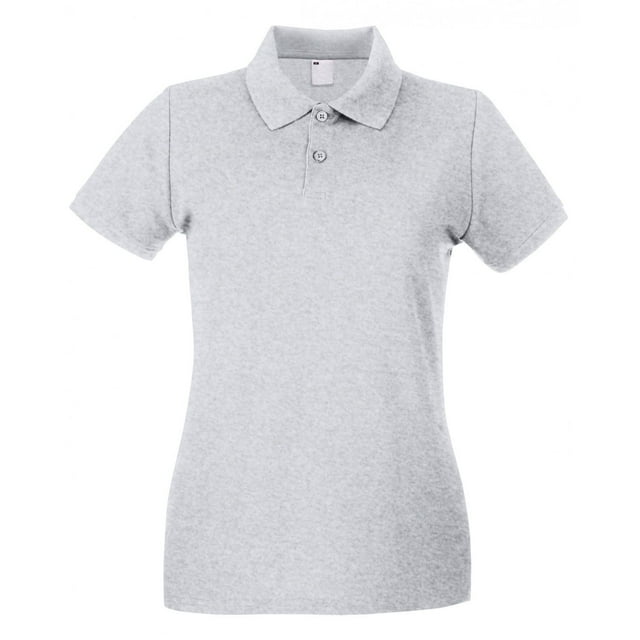 Fruit of the Loom Polo à Manches Courtes Coupe Féminine pour Femmes