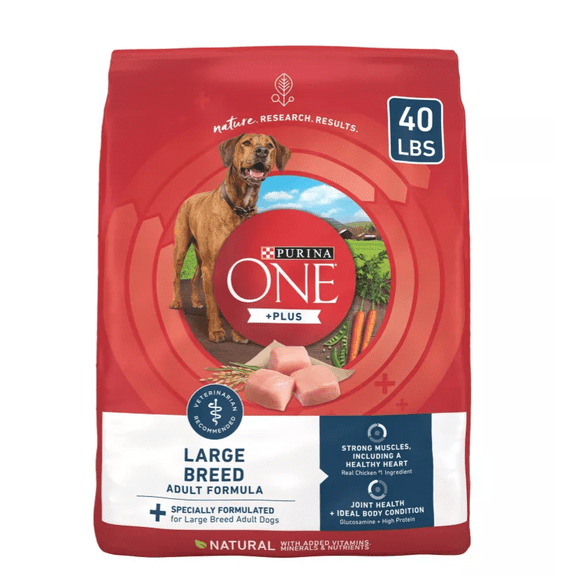 ONE Plus Large Breed Adult Chicken Formula Dry Dog Food 40 lb