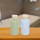 thumbnail image 2 of 6 botellas de champú de viaje rellenables con tapa abatible, envases de plástico vacíos de 200 ml, dispensadores portátiles para loción, acondicionador y gel de ducha., 2 of 6