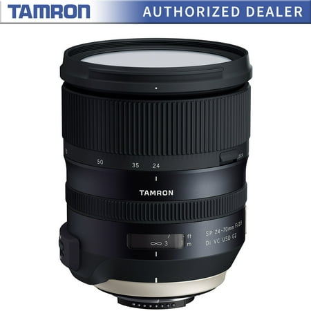 Tamron - SP 24-70mm F/2.8 Di VC USD G2 Zoom Lens for Nikon DSLR cameras - Black