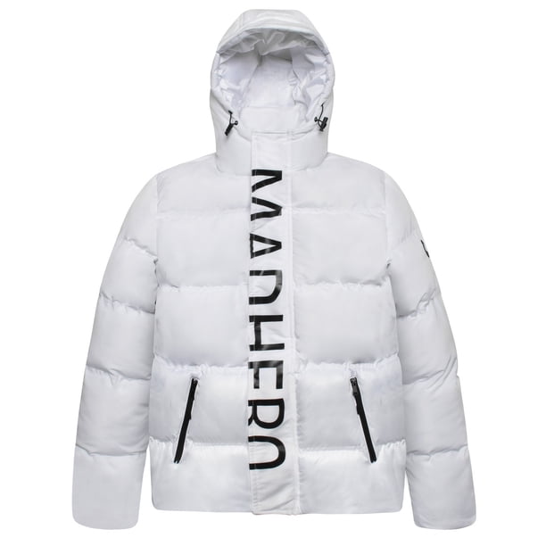 Chaqueta acolchada de algodón con capucha y estampado suelto, chaqueta acolchada de algodón para hombre, chaqueta con capucha Pompotops oipoqjl20295