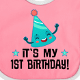 thumbnail image 4 of Inktastic 1st Birthday 1 Year Old Boys or Girls Baby Bib, 4 of 4