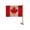 thumbnail image 1 of Drapeau de Voiture CANADA 12 X 18 avec Bâton en Plastique Canadien, 1 of 1
