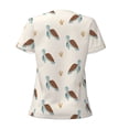 thumbnail image 4 of Naloa Sea Turtle Print T-Shirts Short Sleeve V Neck Tees for Women Fashion Tops Trendy Lightweight Soft Casual Summer Outfits Clothes, 4 of 5