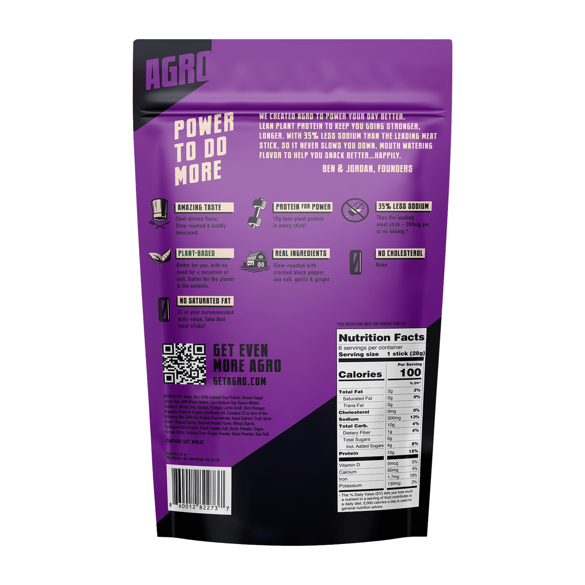 (Pack Of 16) Agro Jerky Stick Grilled Teriyaki 1 Oz