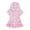 Pink, variant on Penkiiy Girls Swim Cover Up Kids Swimsuit Coverup Terry Zip-Up Beach Bathing Suit Wraps Pink for 1-2 Years
