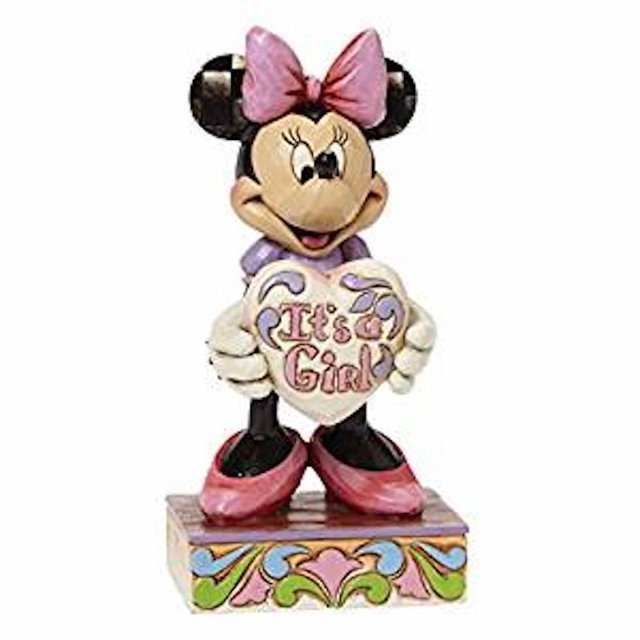 Disney Jim Shore Minnie It's a Girl Resin Figurine New with Box enesco NA