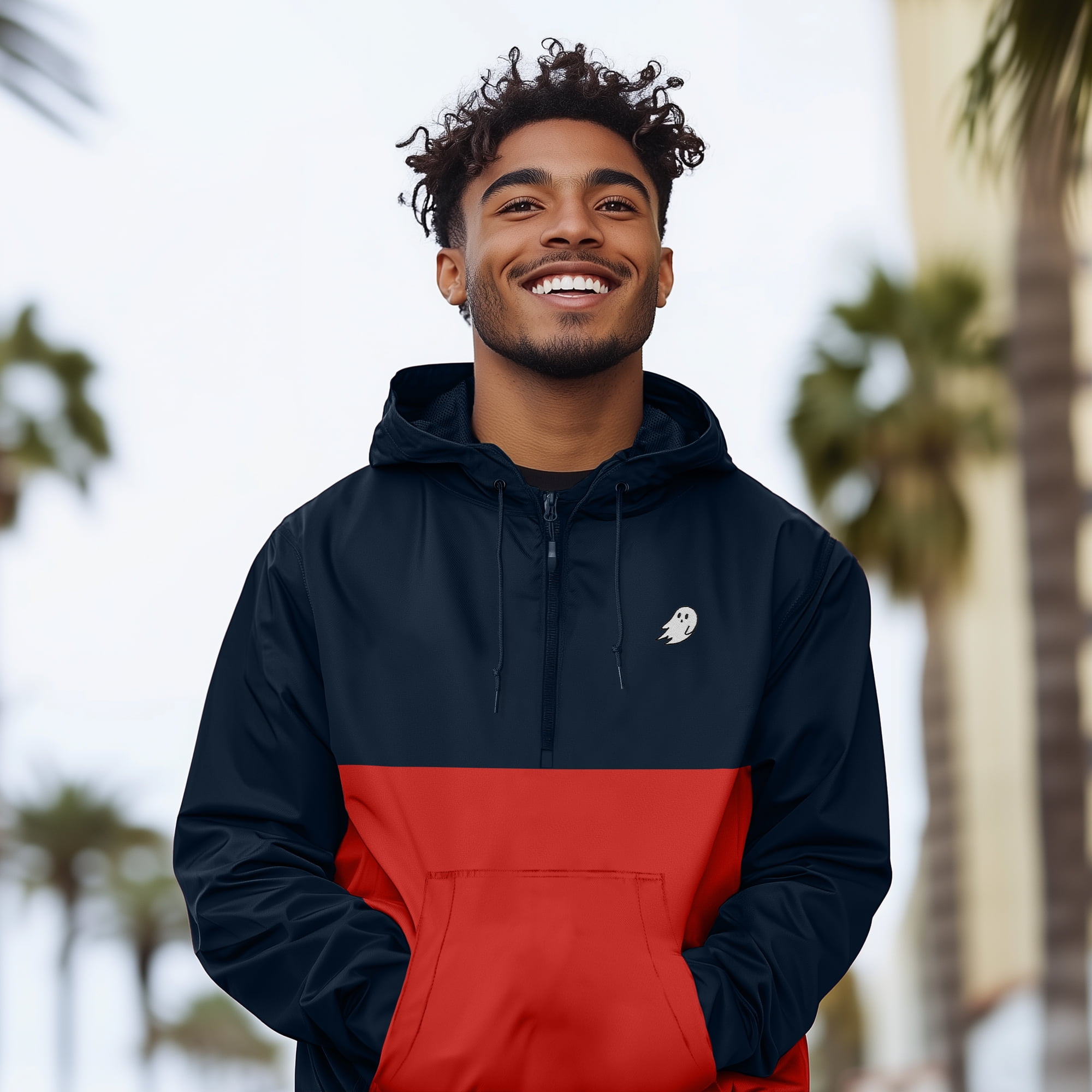 Dalix Ghost Pullover Jacket Lightweight Windbreaker Outdoor